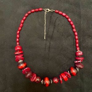 VINTAGE -  Beaded Necklace